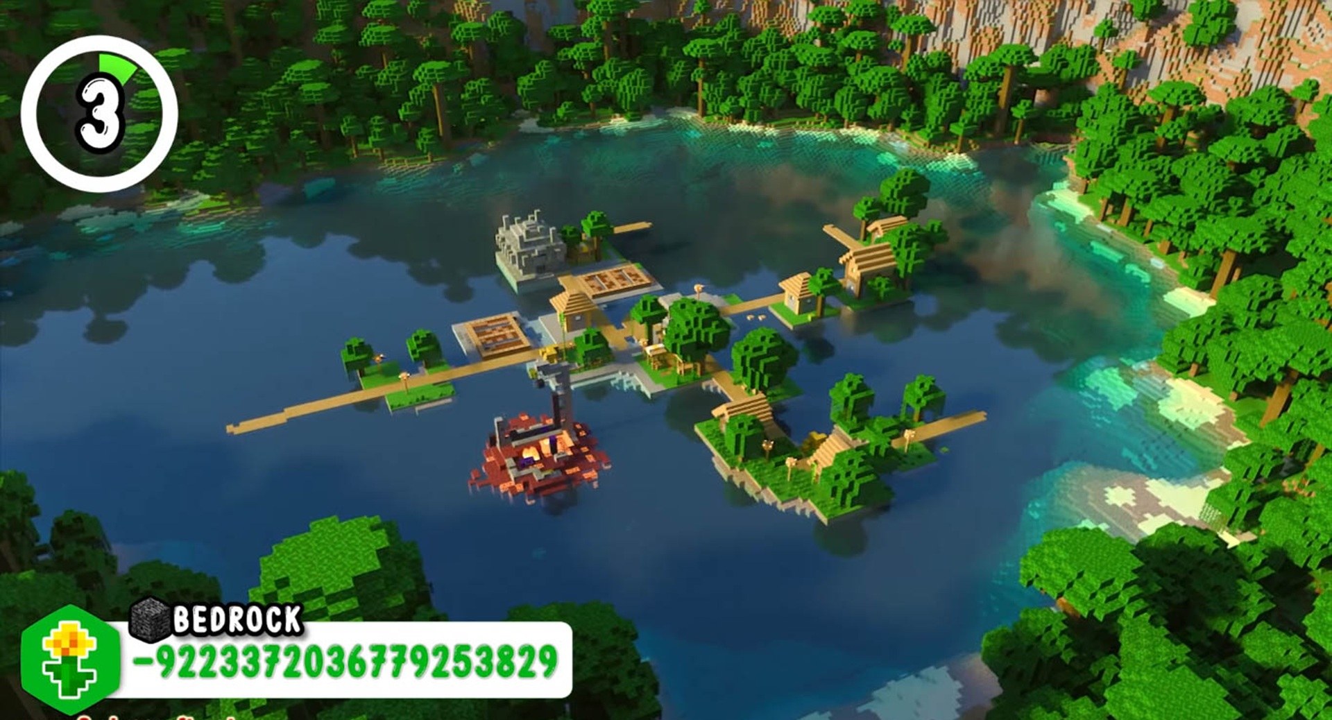 Minecraft seed -9223372036779253829 — скриншот 1