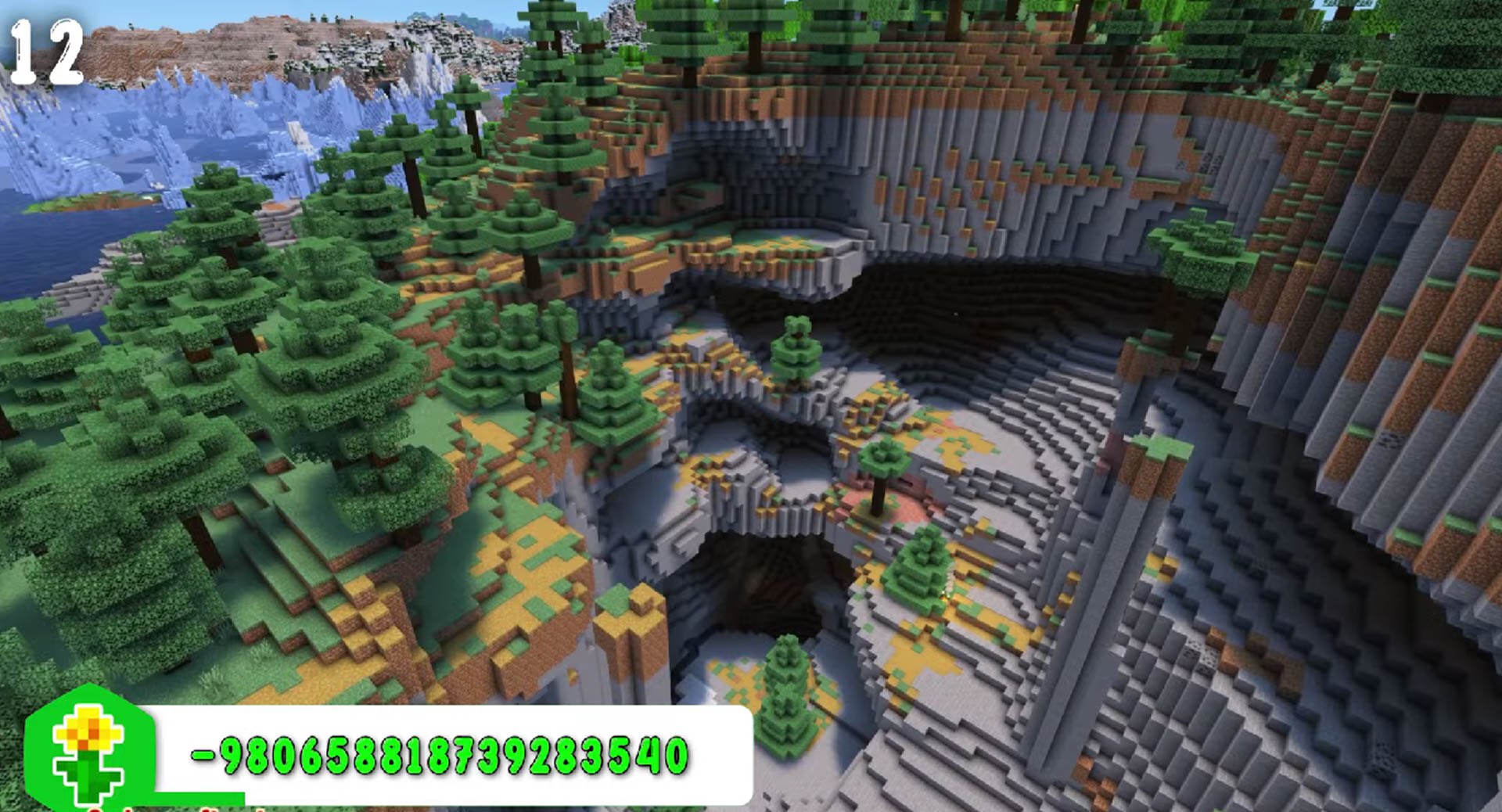 Minecraft seed -980658818739283540 — скриншот 1