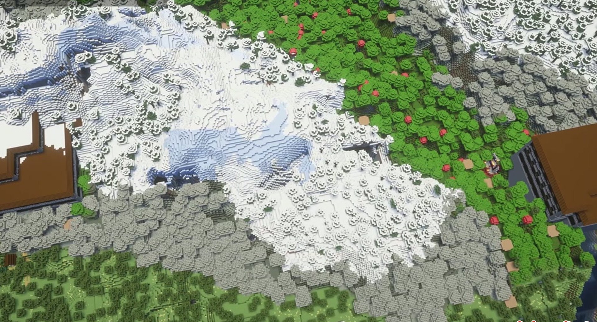 Minecraft seed -980940290357669487 — скриншот 1
