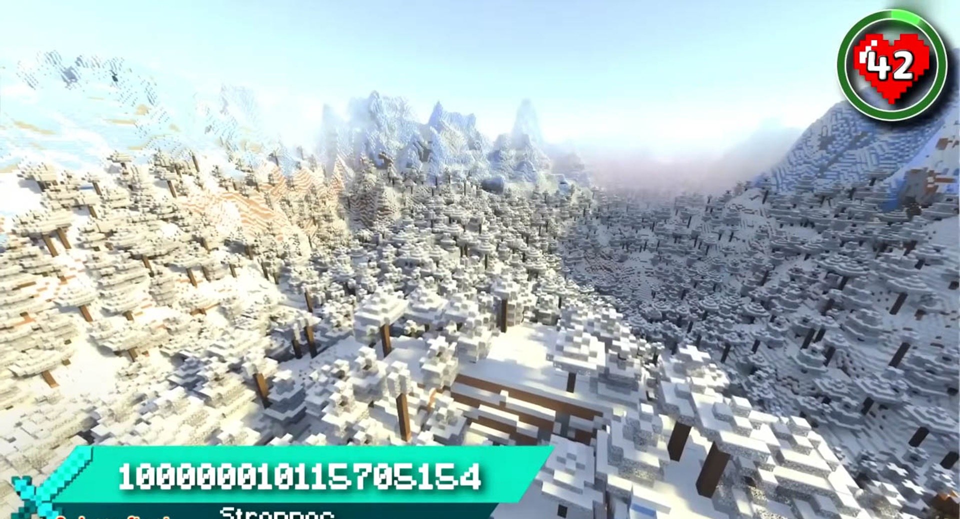 Minecraft seed 100000010115705154 — скриншот 1