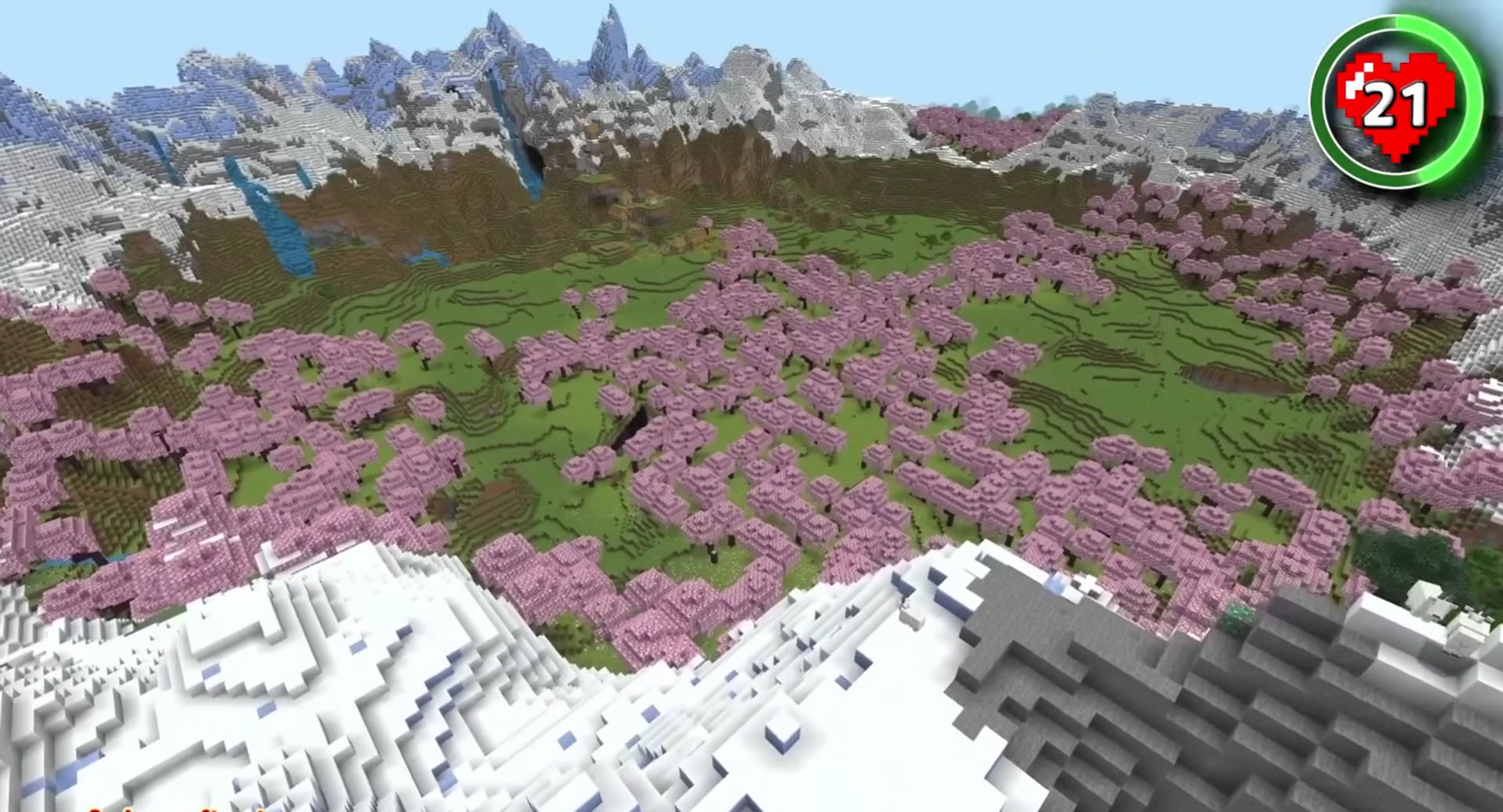 Minecraft seed 1063292310985219505 — скриншот 1