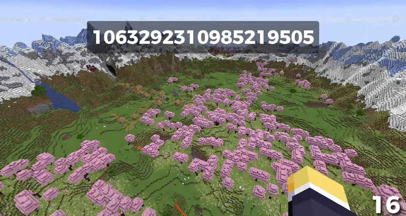 Minecraft seed 1063292310985219505 — скриншот 1