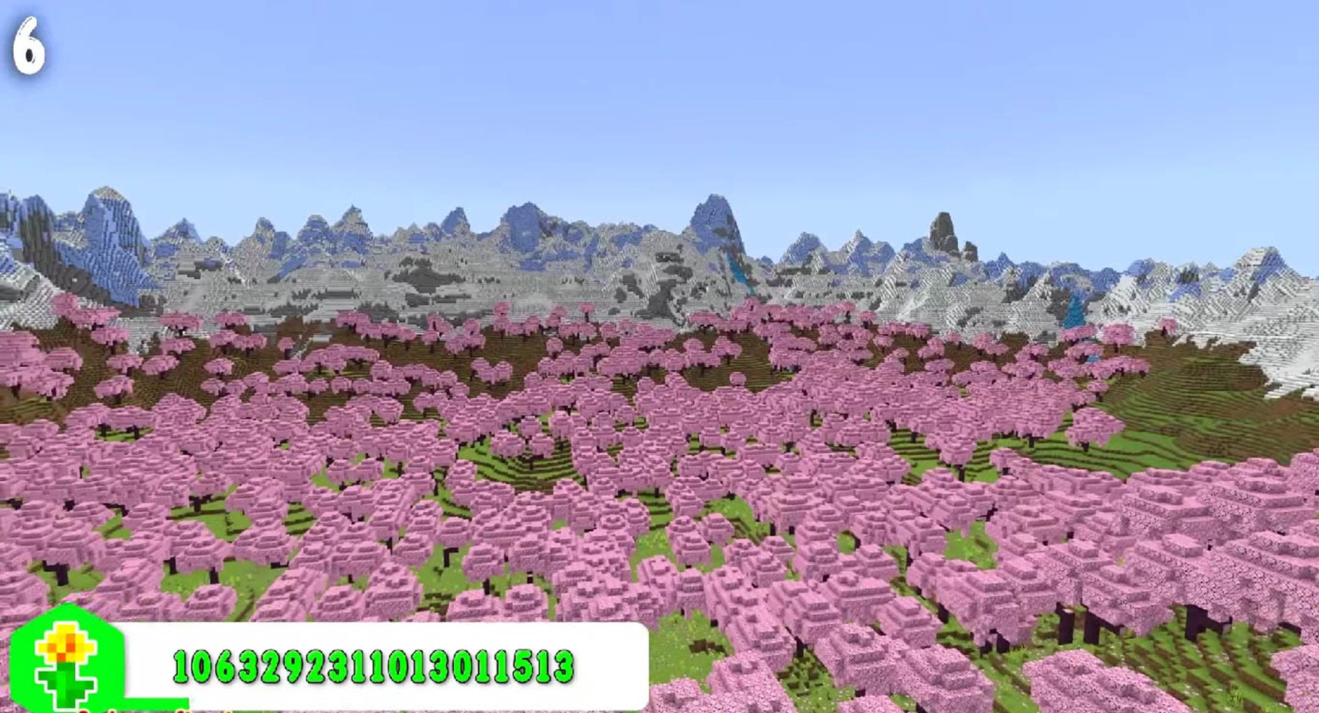 Minecraft seed 1063292311013011513 — скриншот 1
