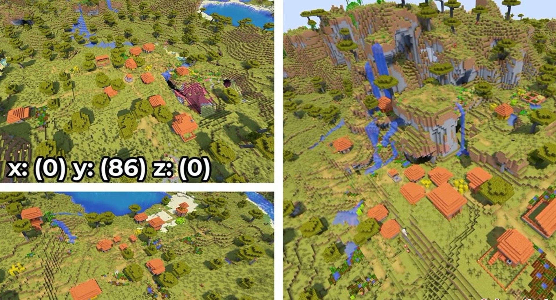 Minecraft seed 109626954616 — скриншот 1