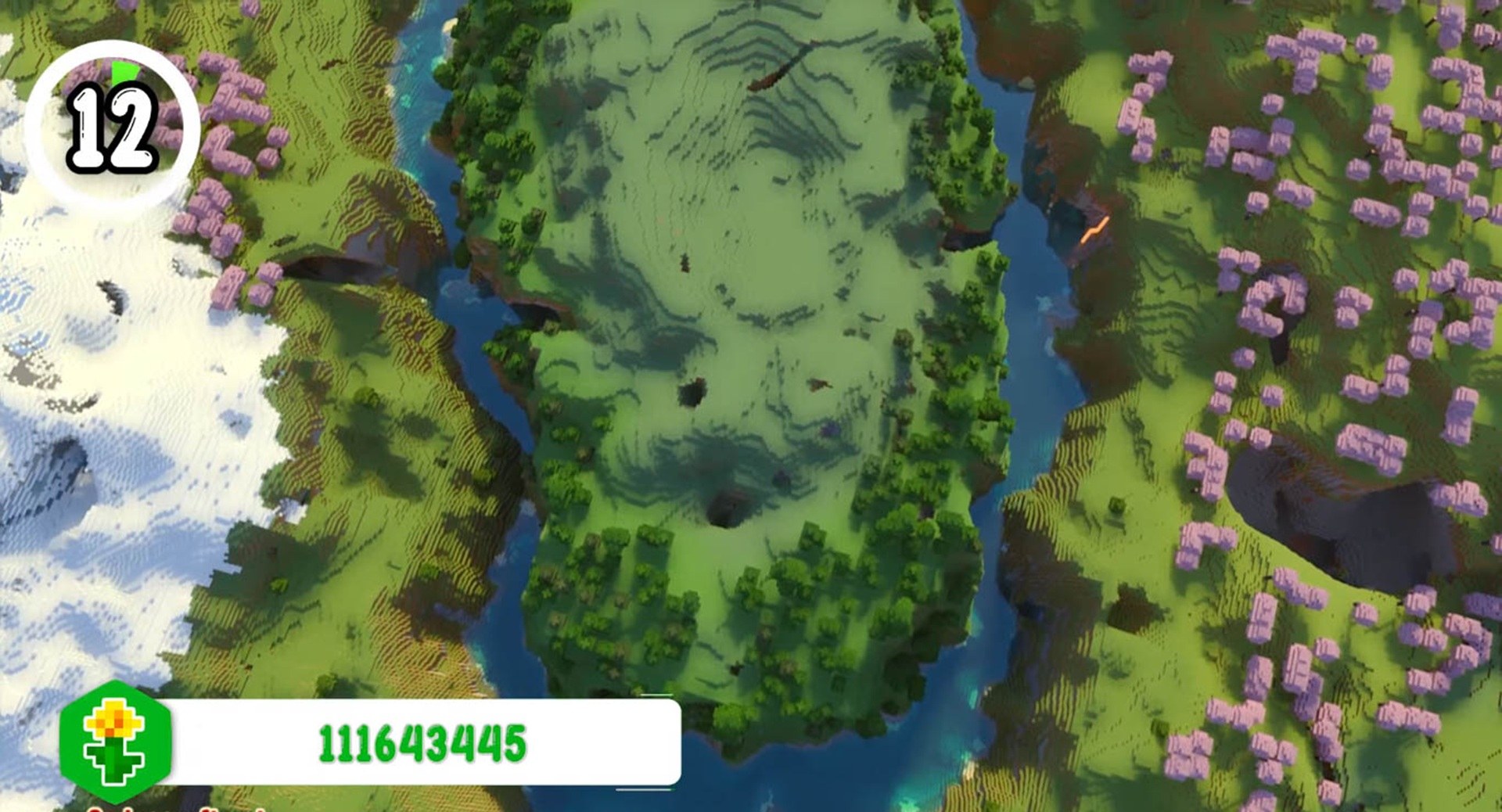 Minecraft seed 111643445 — скриншот 1