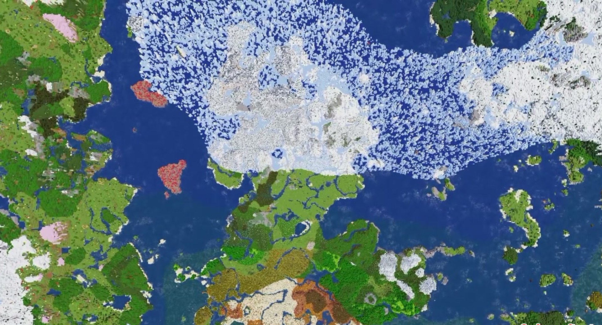 Minecraft seed 12283412 — скриншот 1