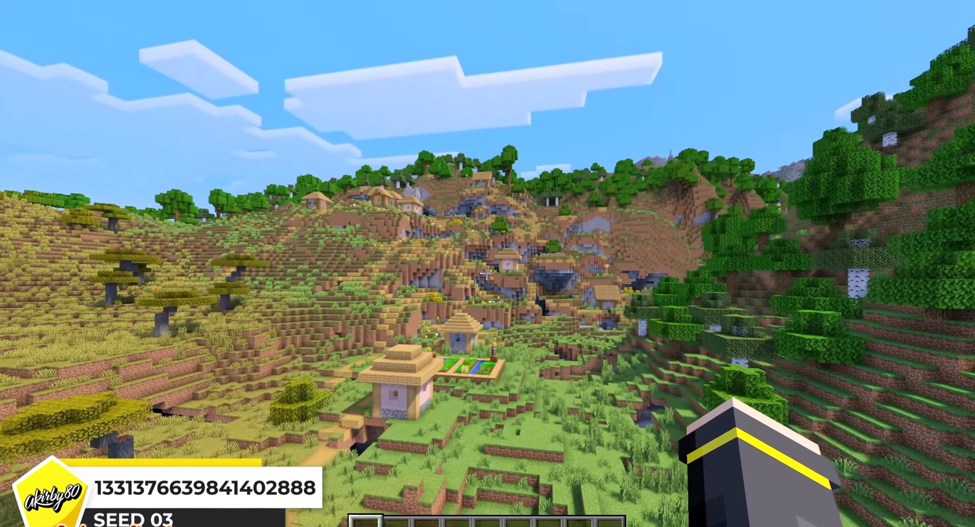 Minecraft seed 1331376639841402888 — скриншот 1