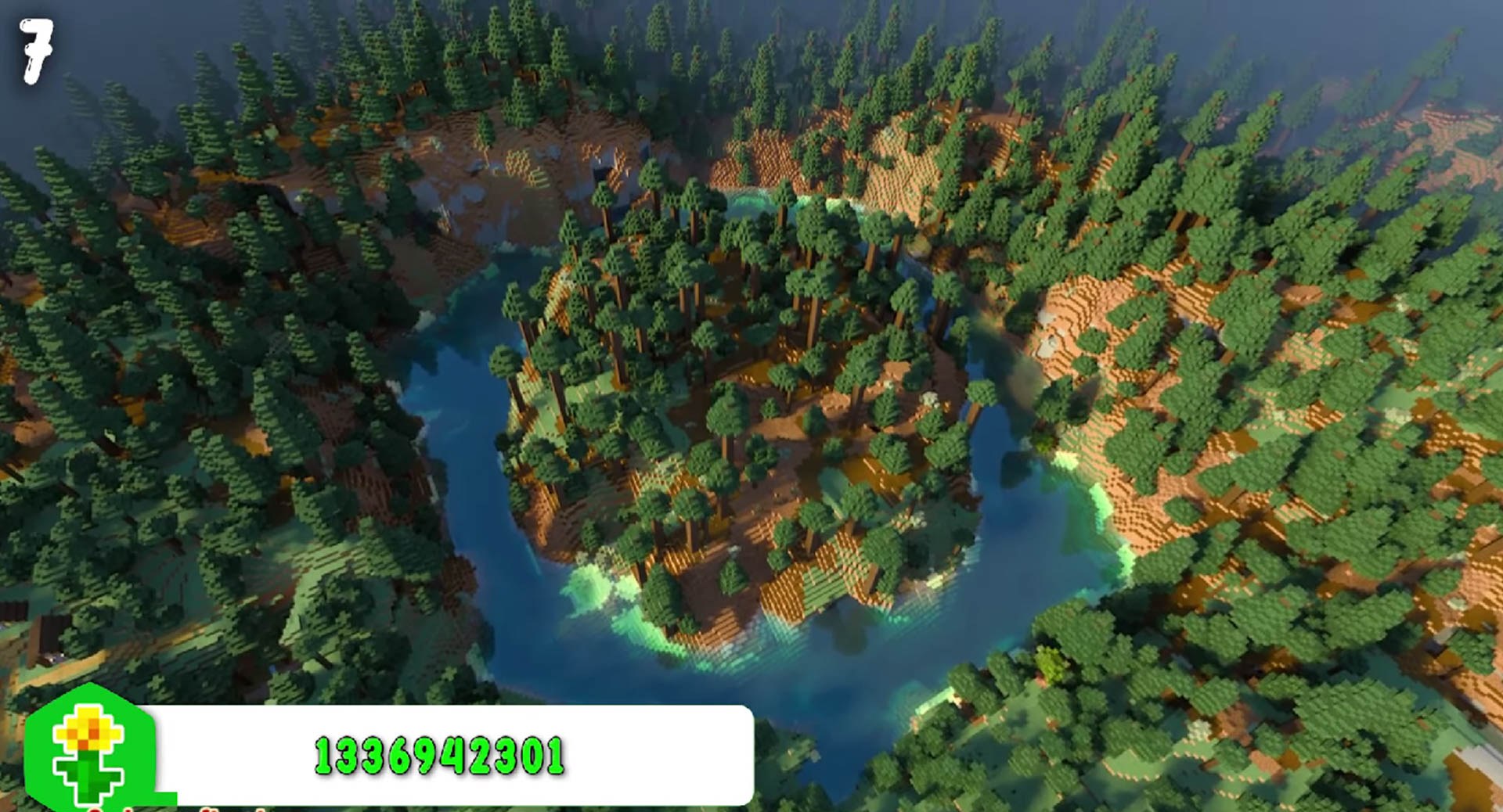 Minecraft seed 1336942301 — скриншот 1