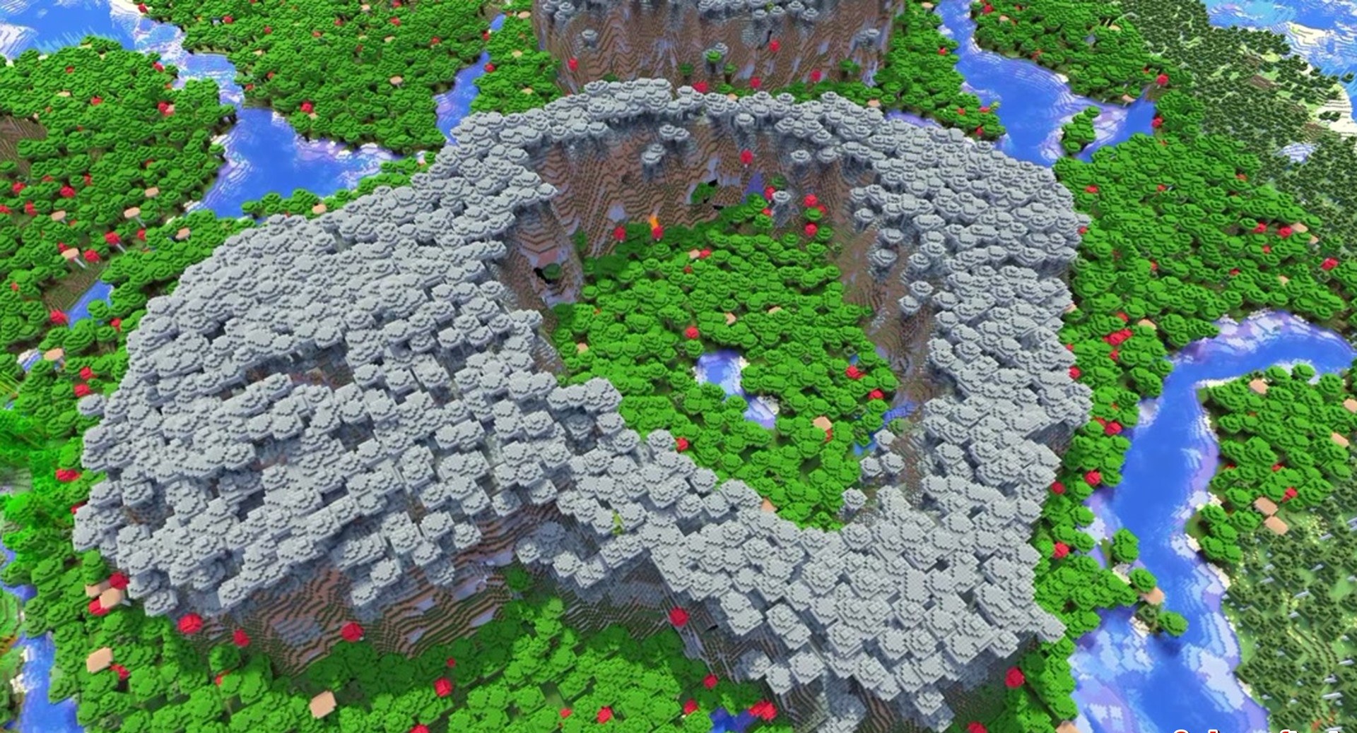 Minecraft seed 142282991 — скриншот 1