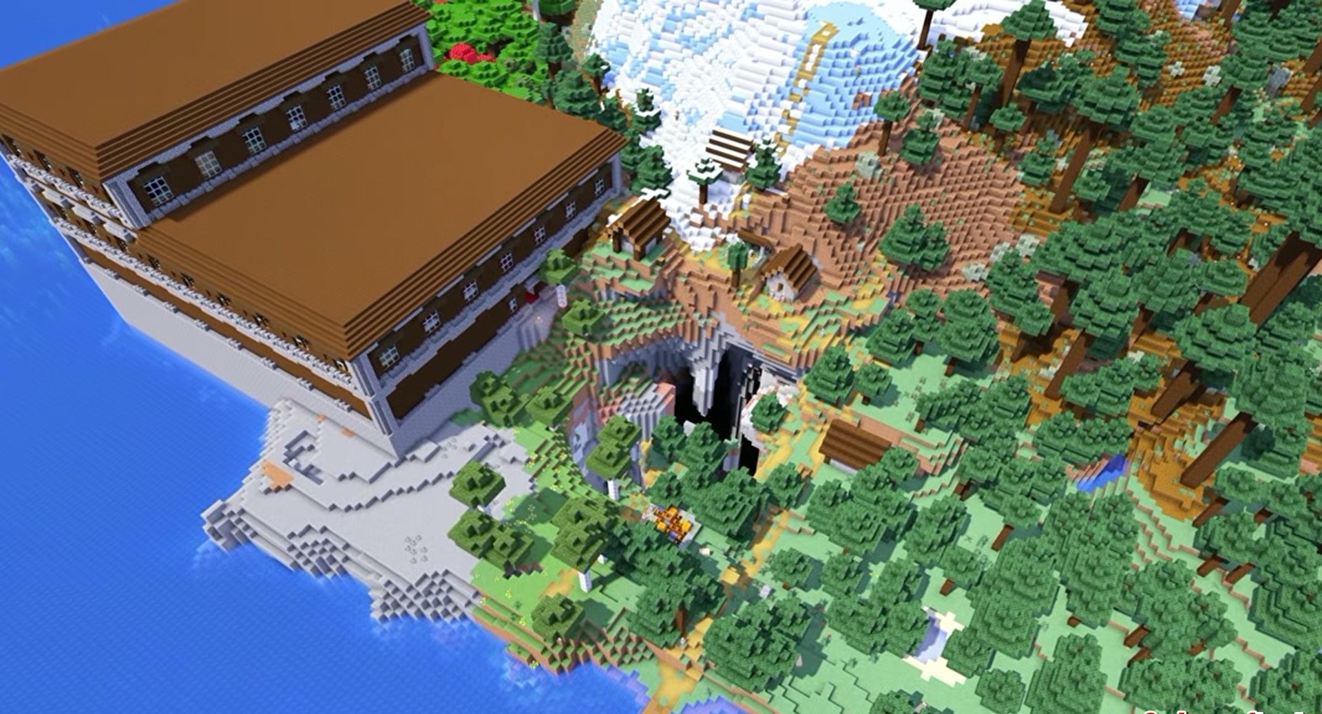 Minecraft seed 1791306751793518062 — скриншот 1
