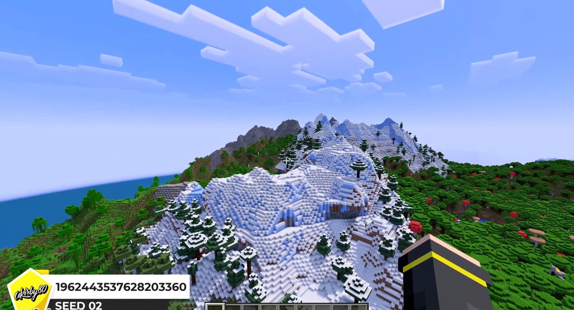 Minecraft seed 1962443537628203360 — скриншот 1
