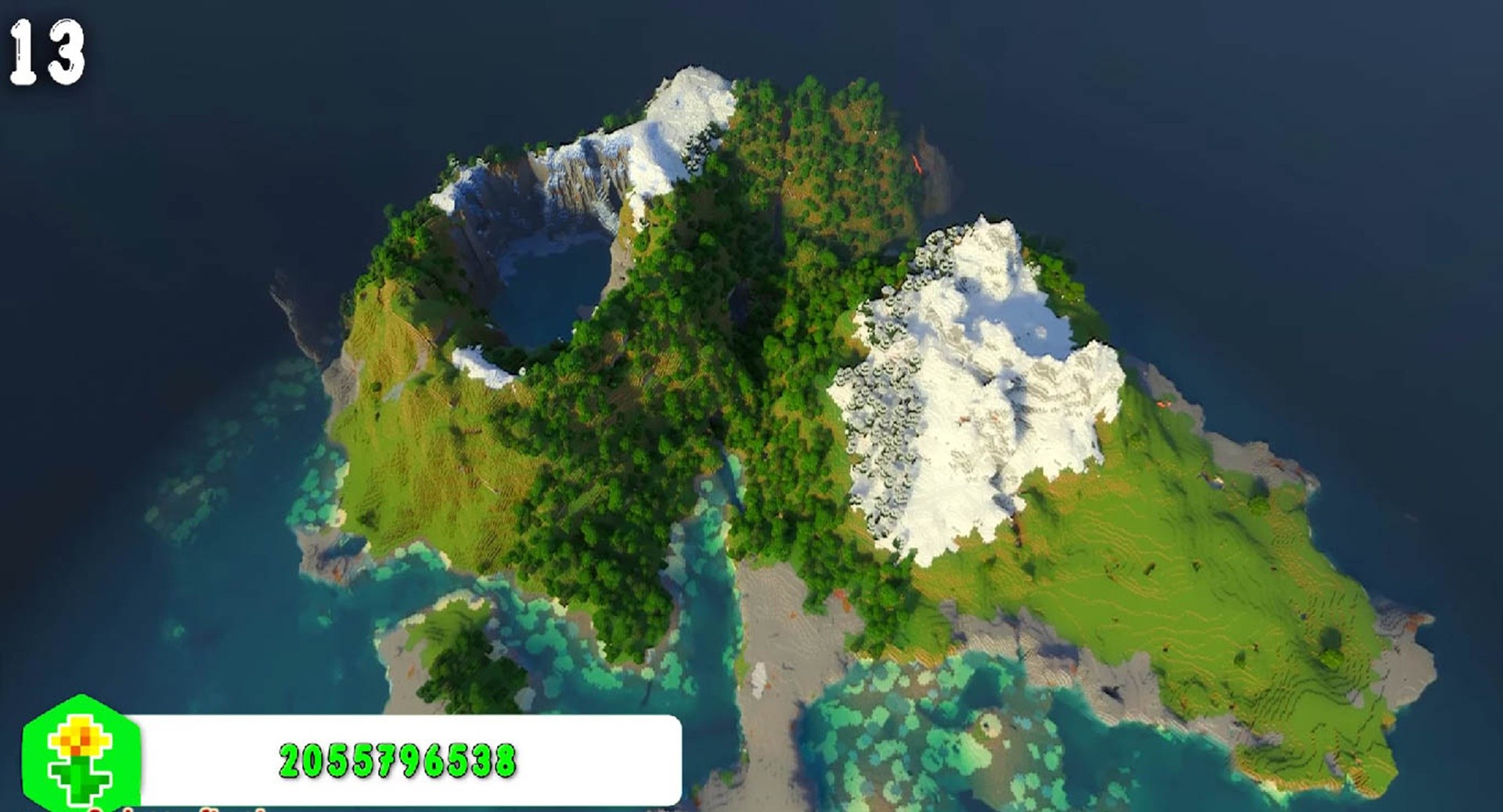 Minecraft seed 2055796538 — скриншот 1