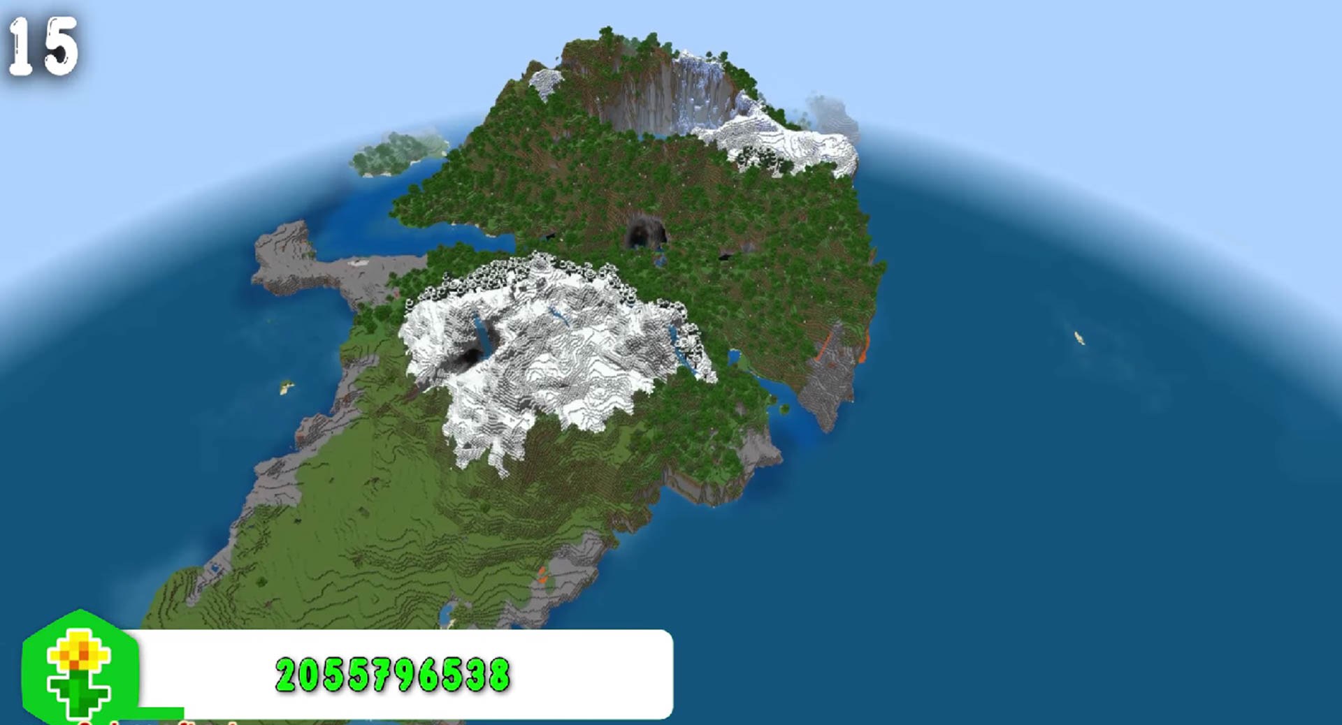 Minecraft seed 2055796538 — скриншот 1