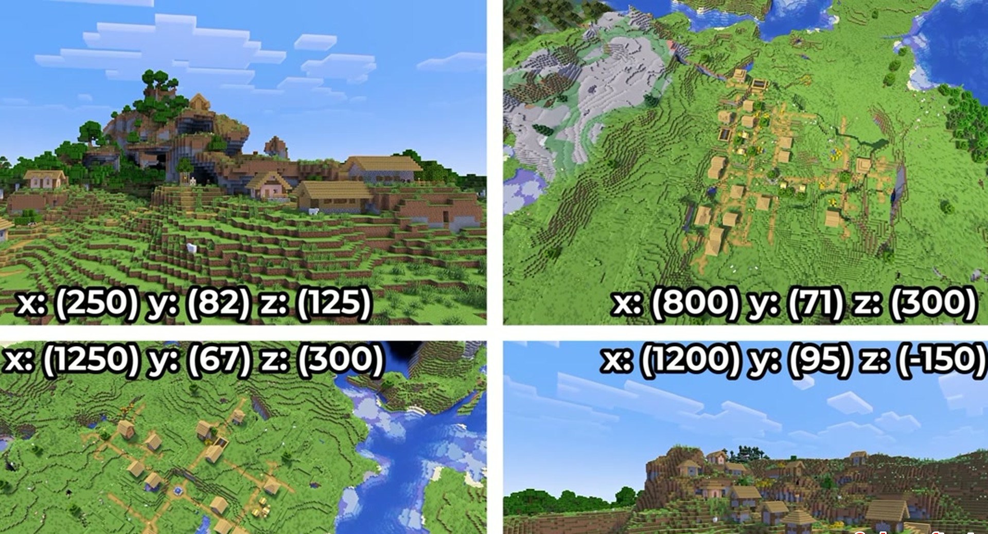 Minecraft seed 2384937477669693239 — скриншот 1