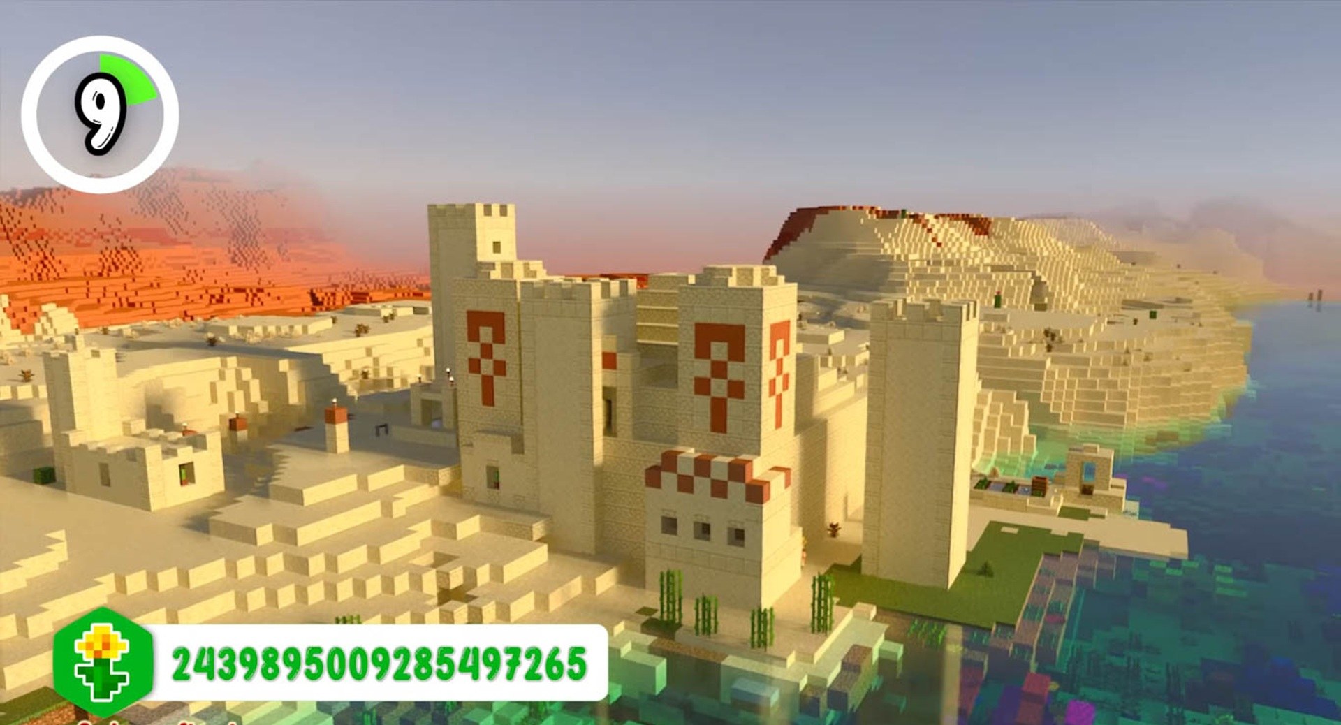 Minecraft seed 2439895009285497265 — скриншот 1