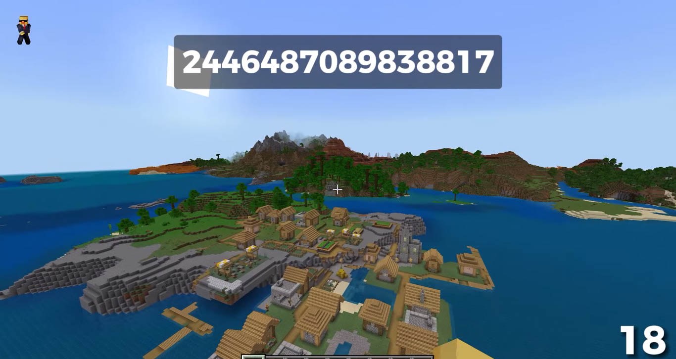 Minecraft seed 2446487089838817 — скриншот 1