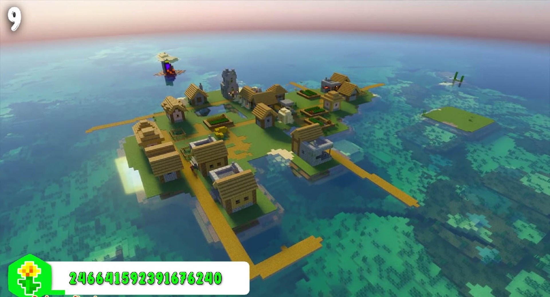 Minecraft seed 246641592391676240 — скриншот 1