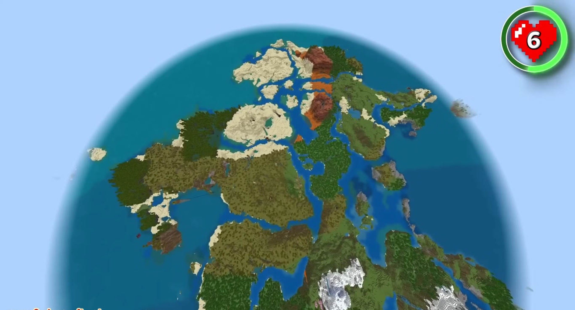 Minecraft seed 2690220253348535759 — скриншот 1