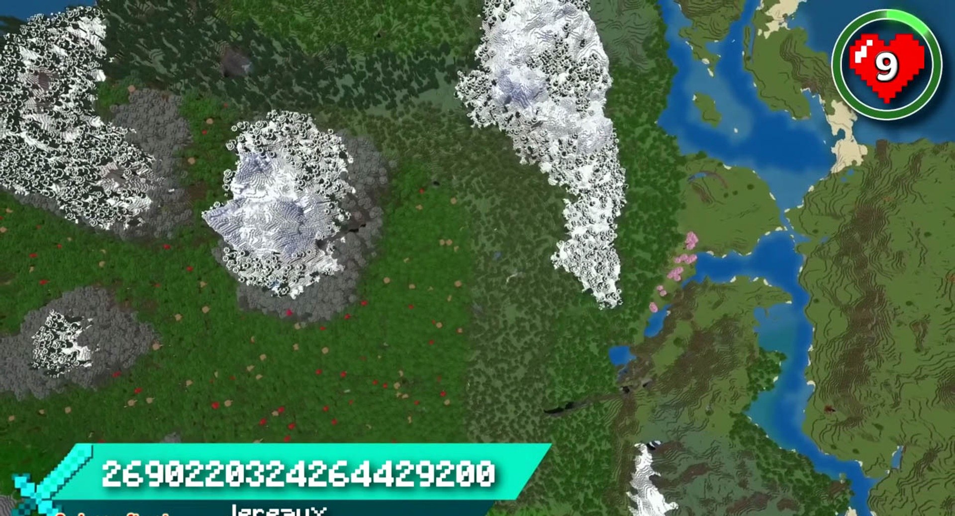 Minecraft seed 2690220324264429200 — скриншот 1