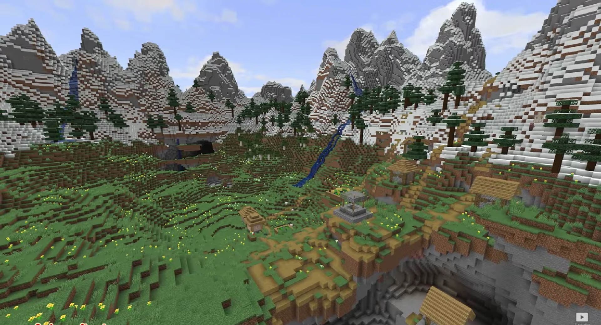 Minecraft seed 278660226943780315 — скриншот 1