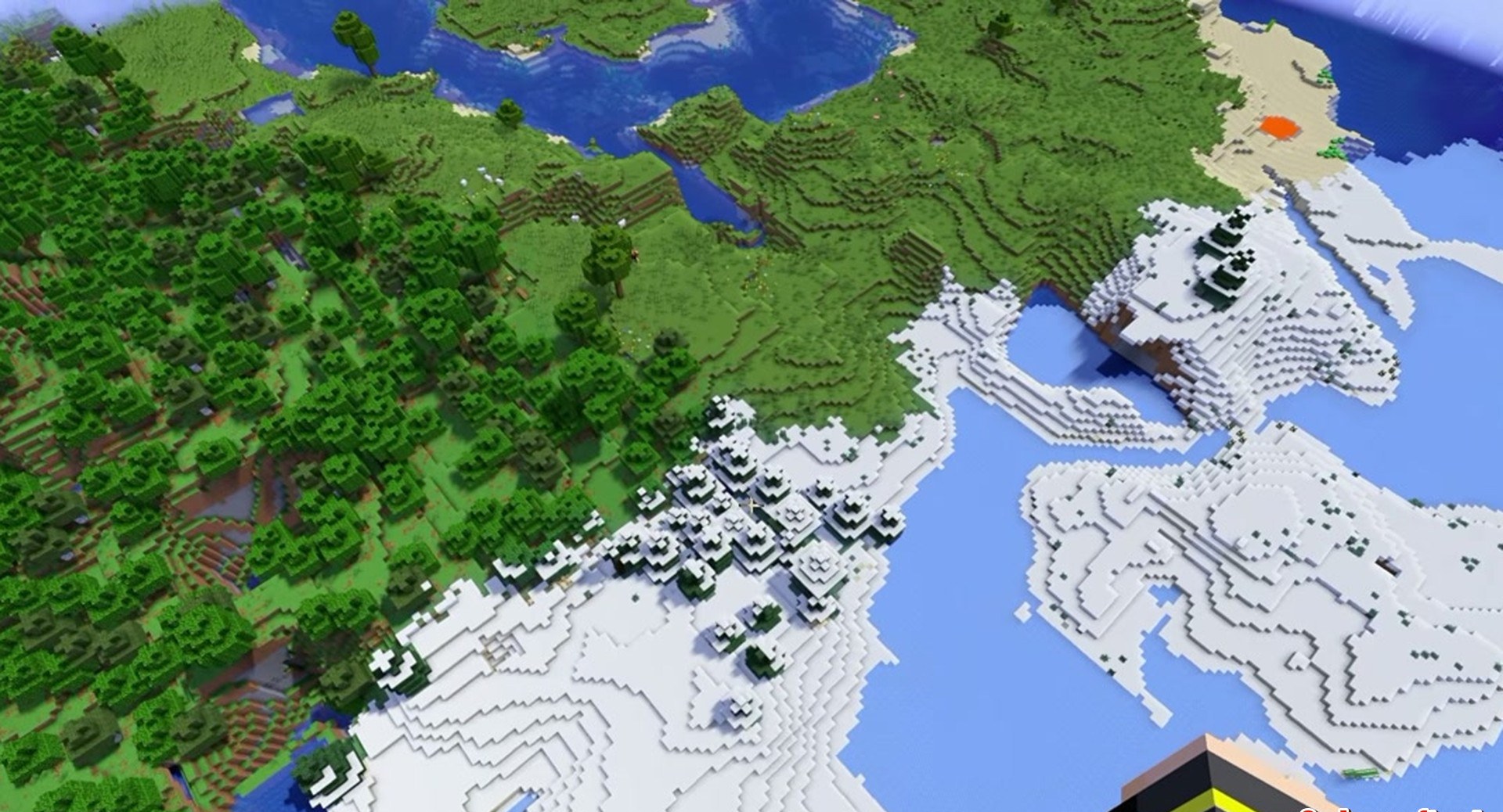 Minecraft seed 2810280948 — скриншот 1