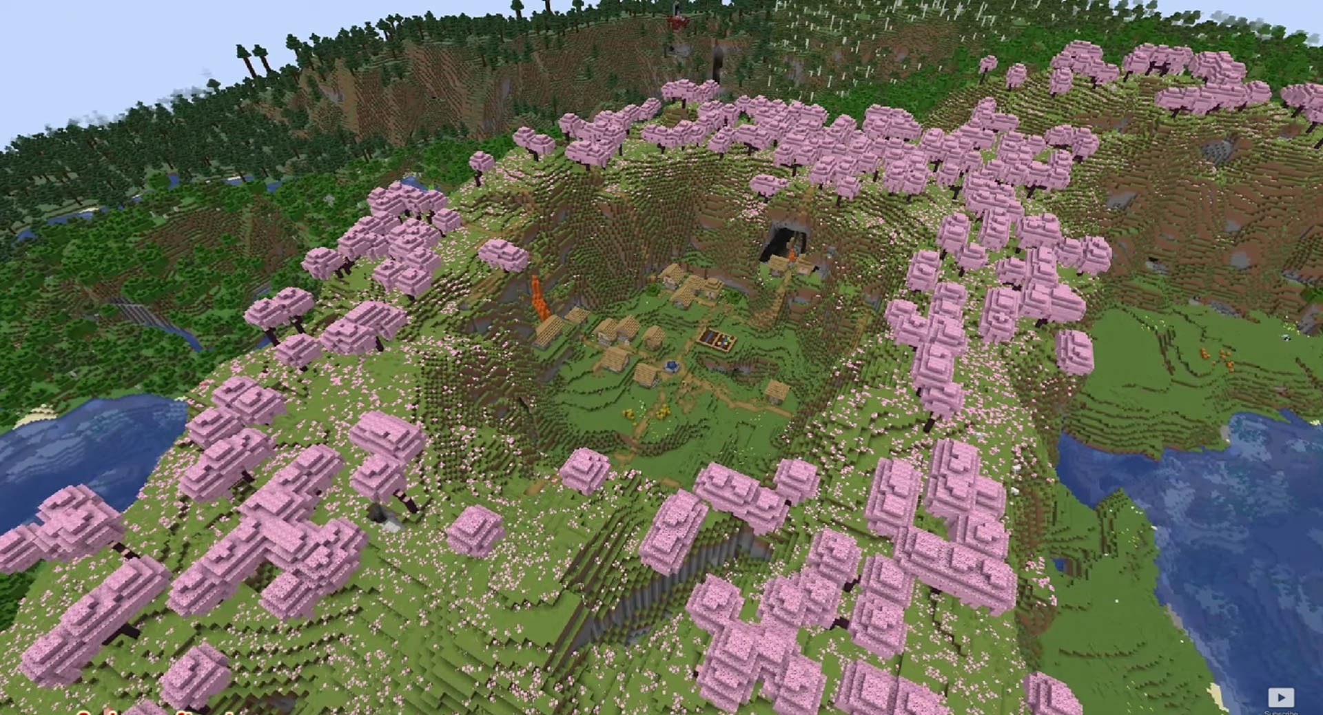 Minecraft seed 307370674568038595 — скриншот 1