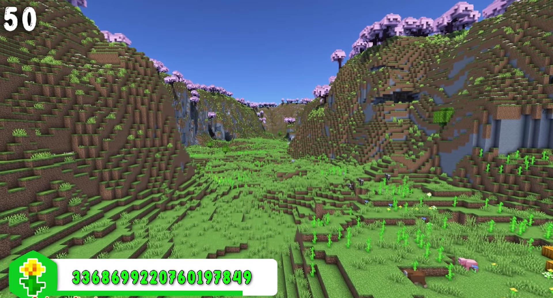 Minecraft seed 3368699220760197849 — скриншот 1