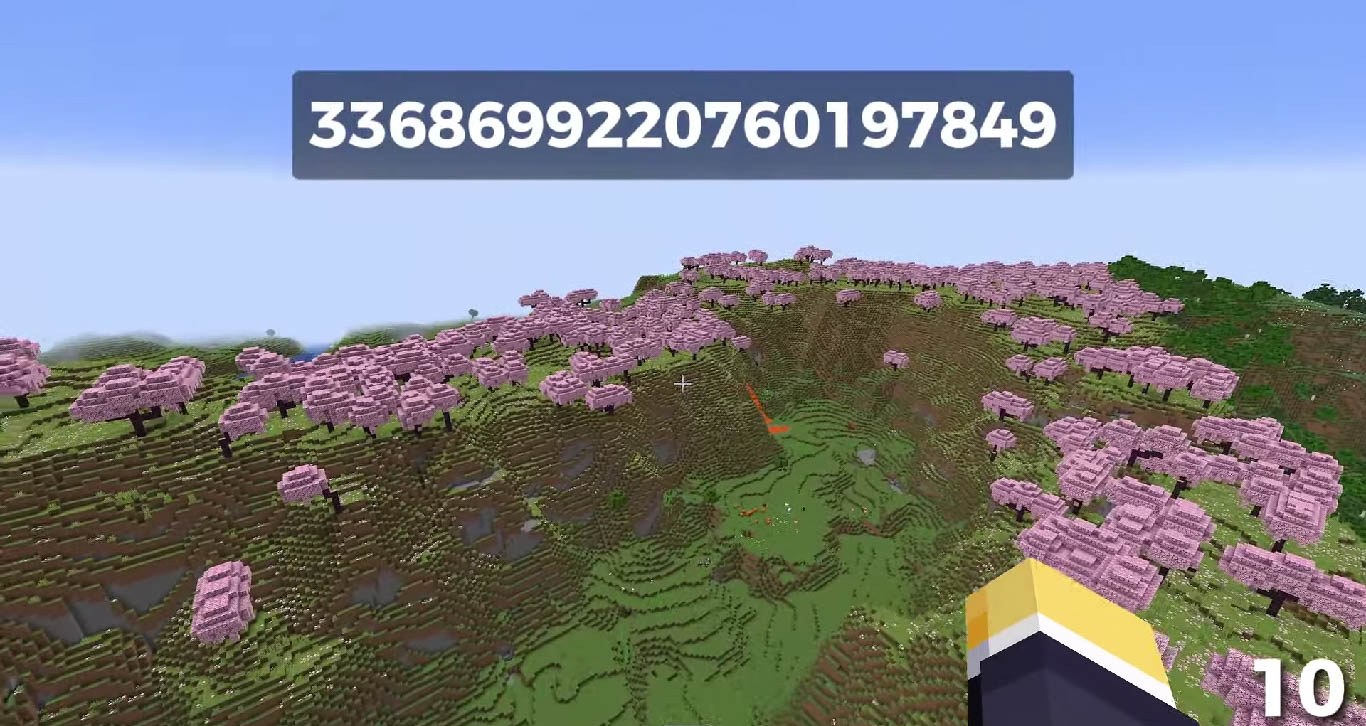 Minecraft seed 3368699220760197849 — скриншот 1