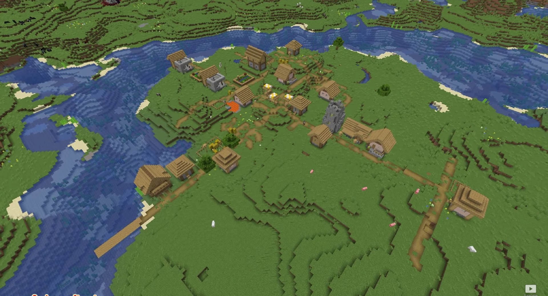 Minecraft seed 33846318223 — скриншот 1