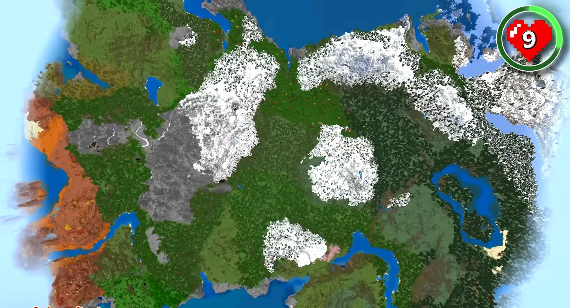 Minecraft seed 3570981544708136480 — скриншот 1