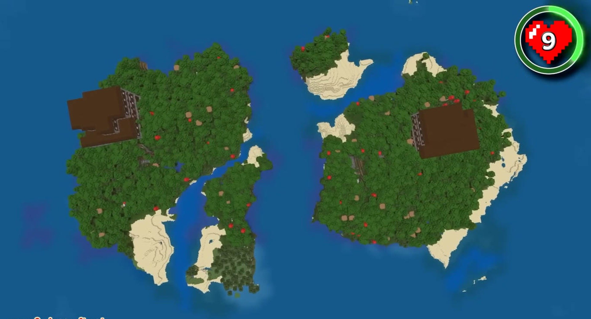 Minecraft seed 3646877311918653279 — скриншот 1