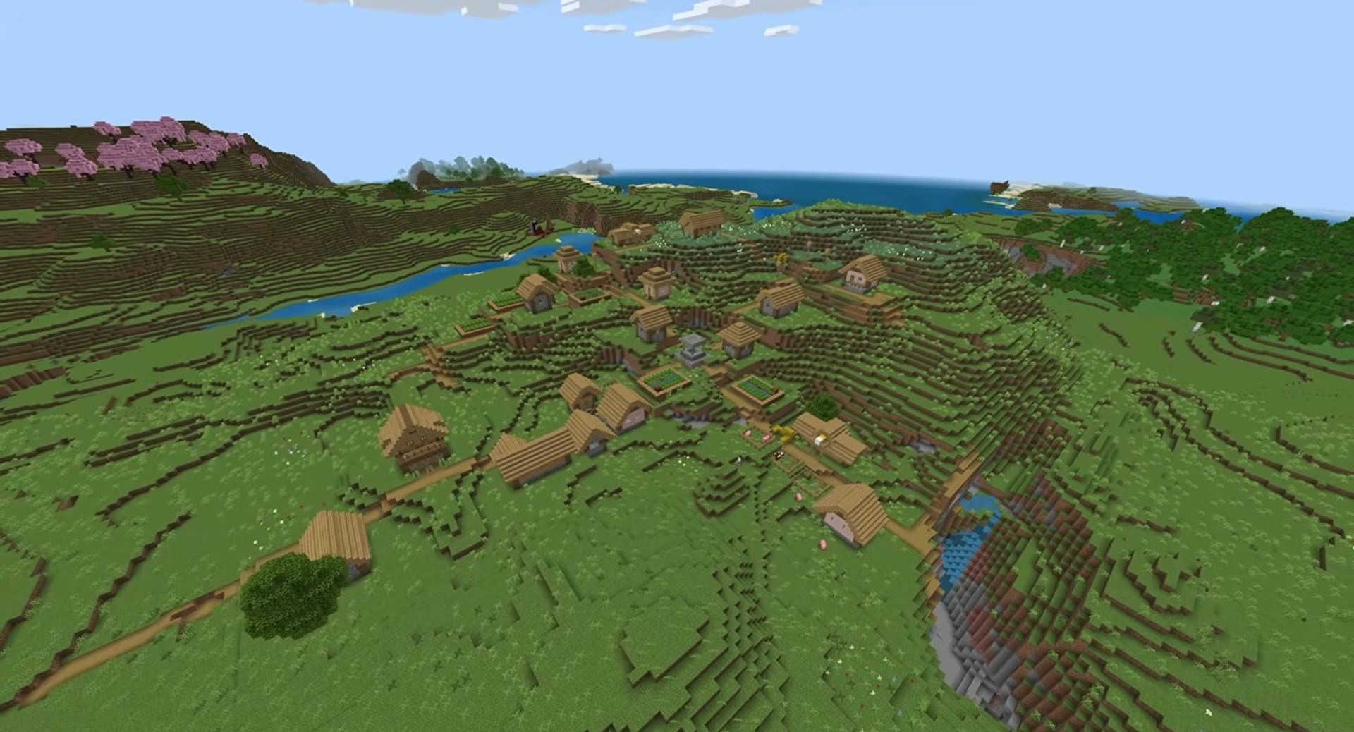 Minecraft seed 370346480544354330 — скриншот 1