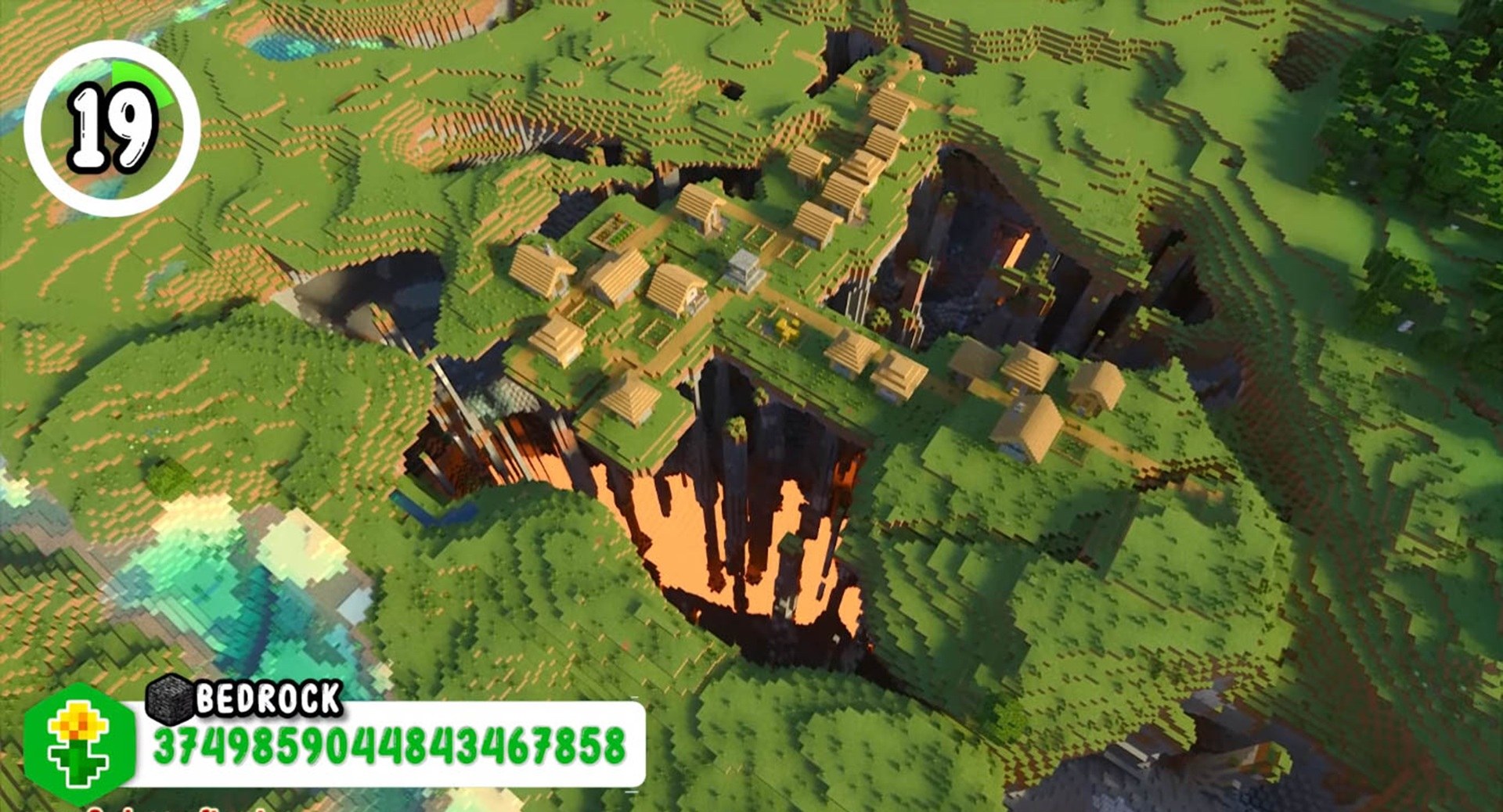Minecraft seed 3749859044843467858 — скриншот 1