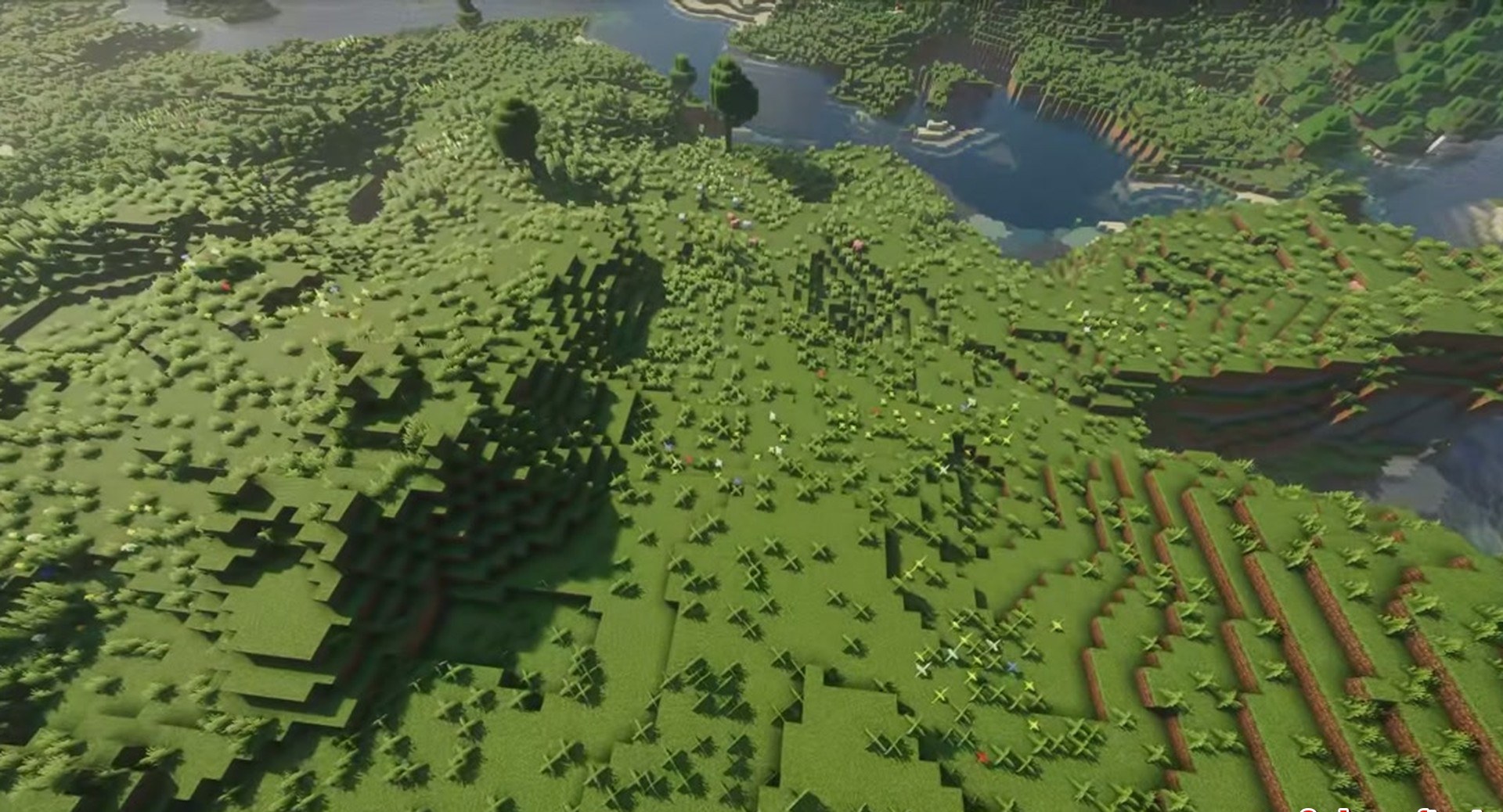 Minecraft seed 3830394880821512502 — скриншот 1