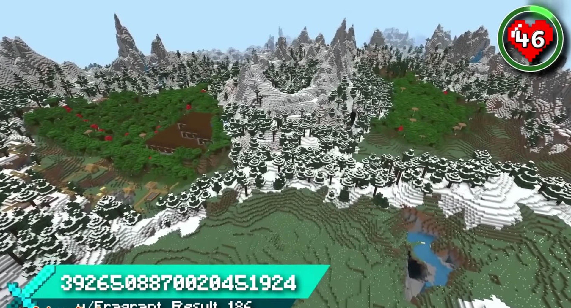 Minecraft seed 3926508870020451924 — скриншот 1