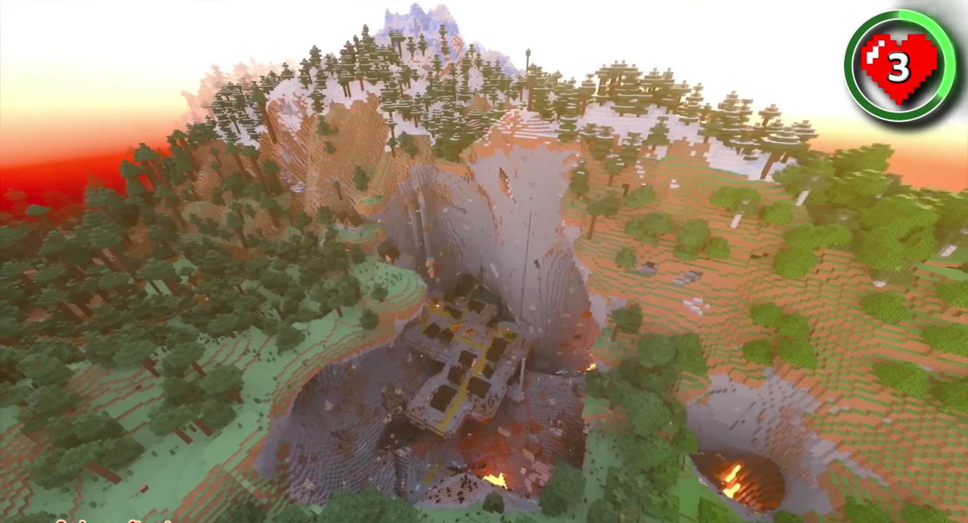 Minecraft seed 3942819840089879809 — скриншот 1