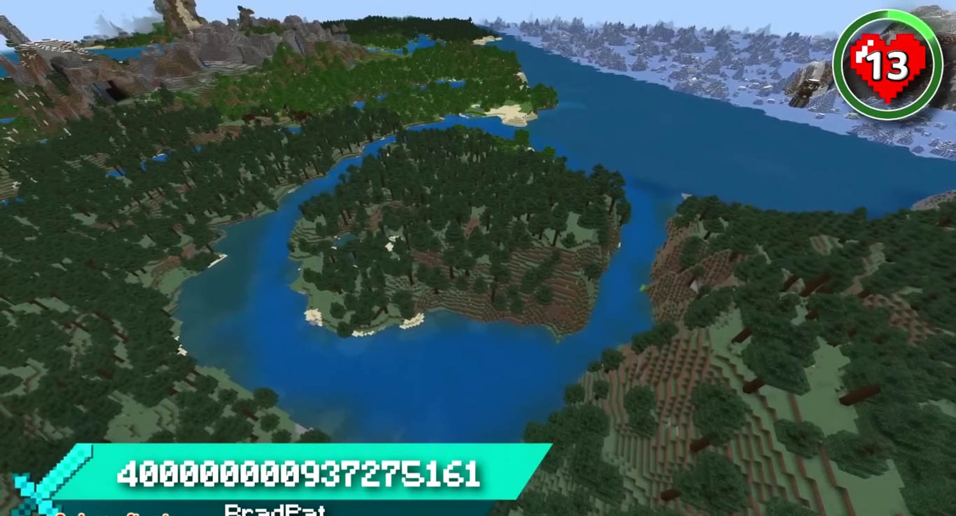 Minecraft seed 400000000937275161 — скриншот 1