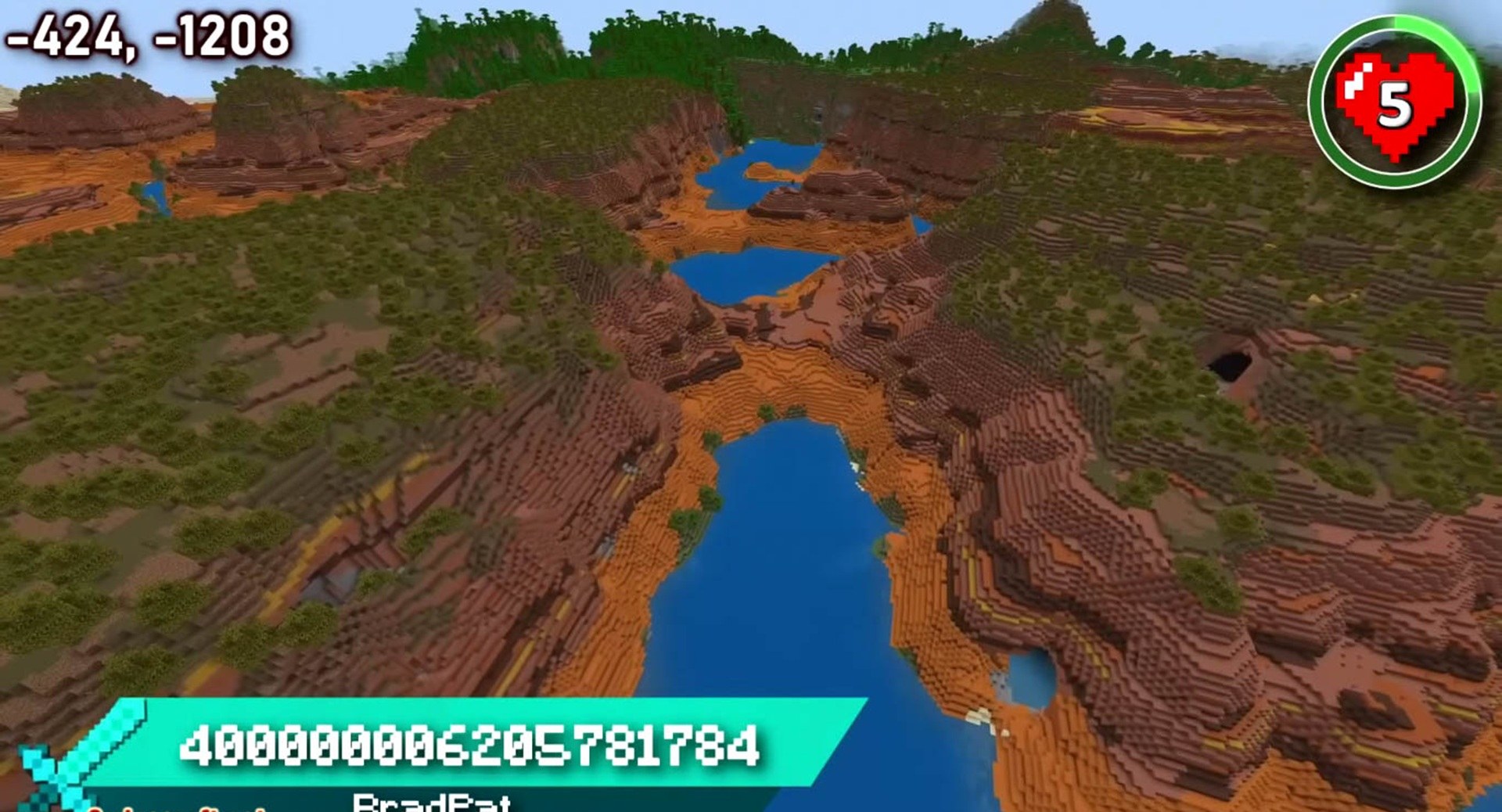 Minecraft seed 400000006205781784 — скриншот 1