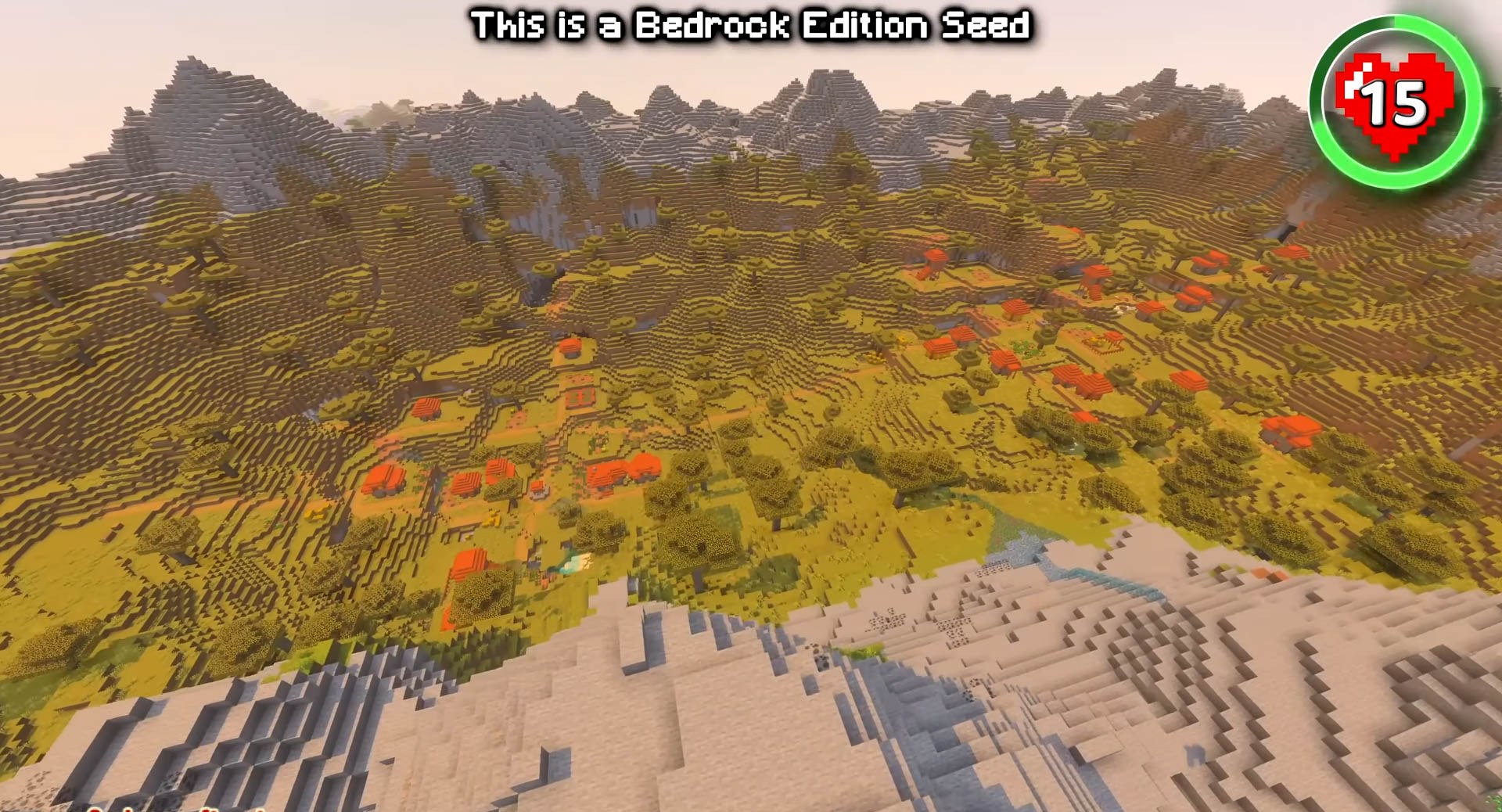 Minecraft seed 40475522278892144 — скриншот 1