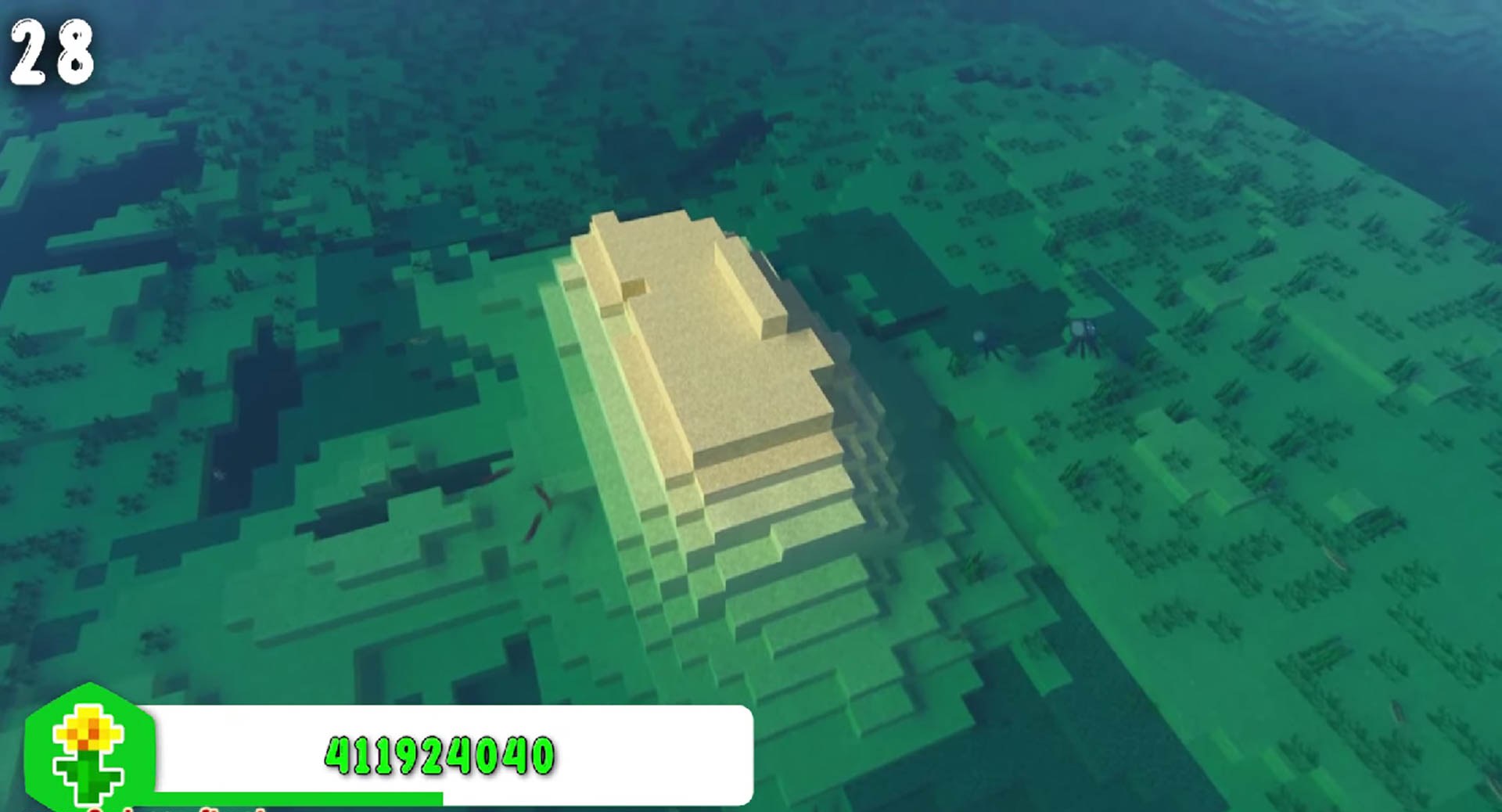 Minecraft seed 411924040 — скриншот 1