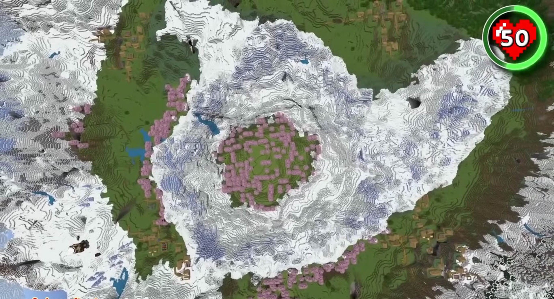 Minecraft seed 4172997236519720604 — скриншот 1