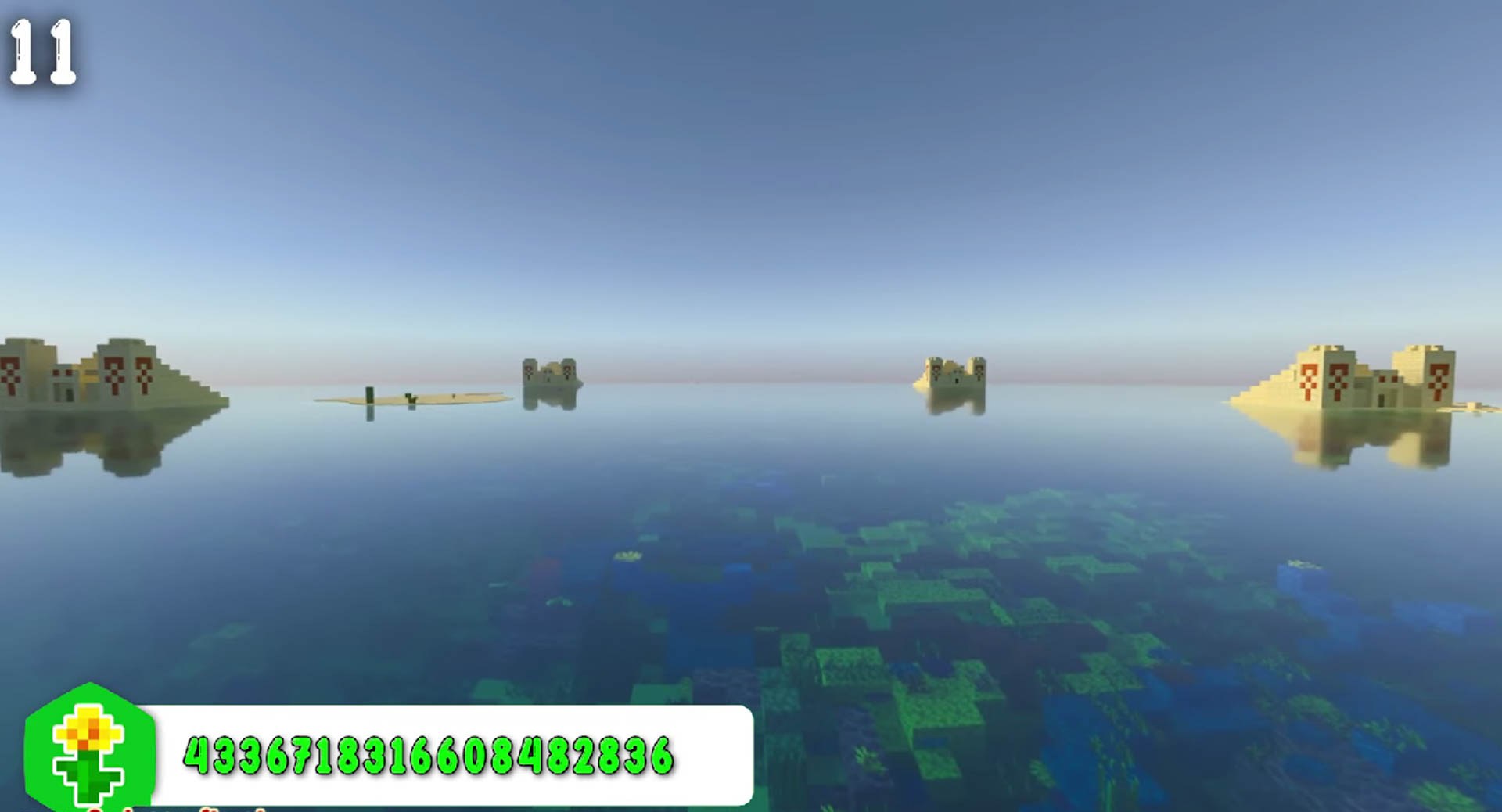 Minecraft seed 4336718316608482836 — скриншот 1