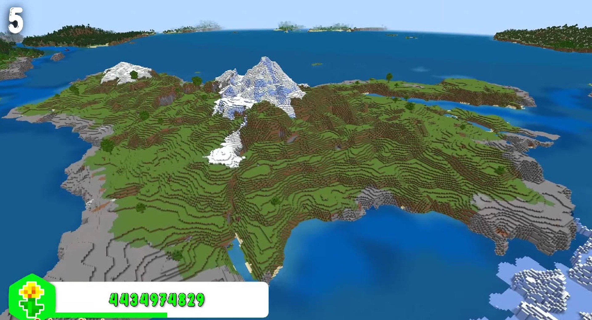 Minecraft seed 4434974829 — скриншот 1