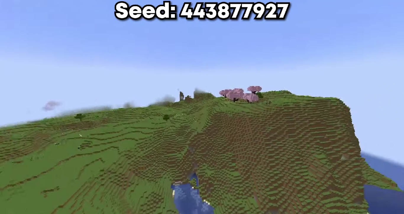 Minecraft seed 443877927 — скриншот 1