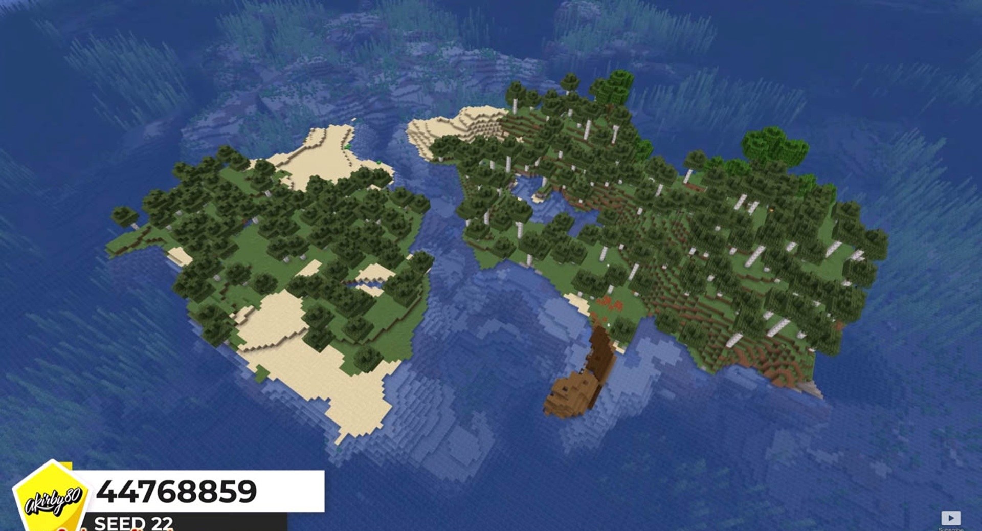 Minecraft seed 44768859 — скриншот 1