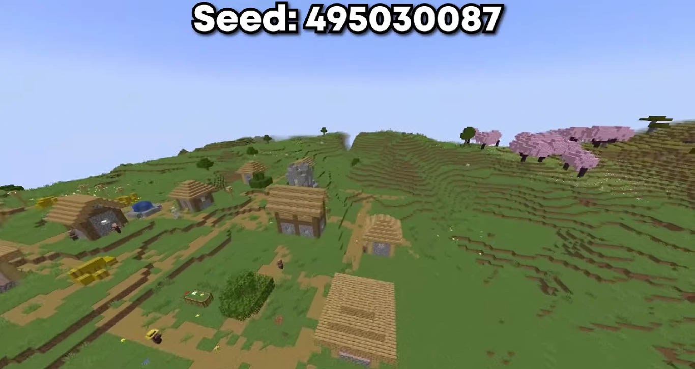 Minecraft seed 495030087 — скриншот 1