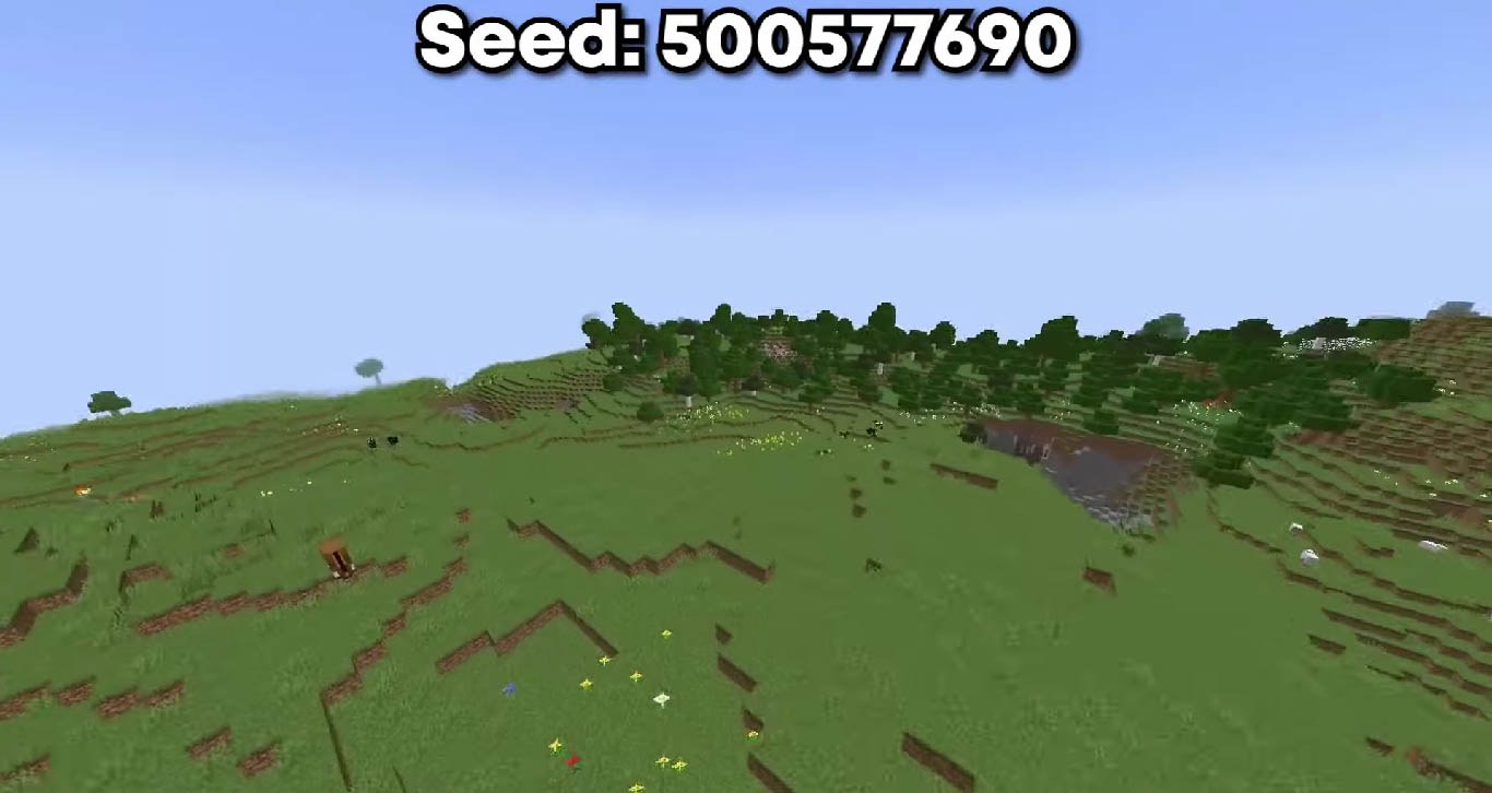Minecraft seed 500577690 — скриншот 1