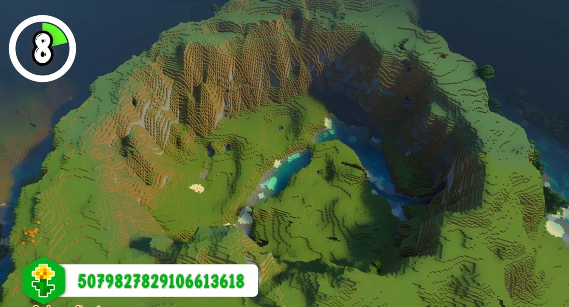 Minecraft seed 5079827829106613618 — скриншот 1