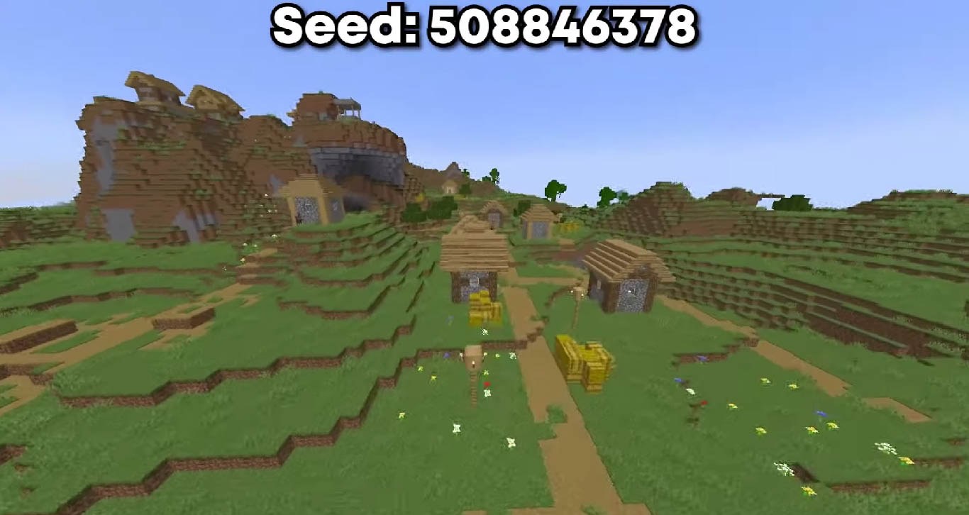 Minecraft seed 508846378 — скриншот 1