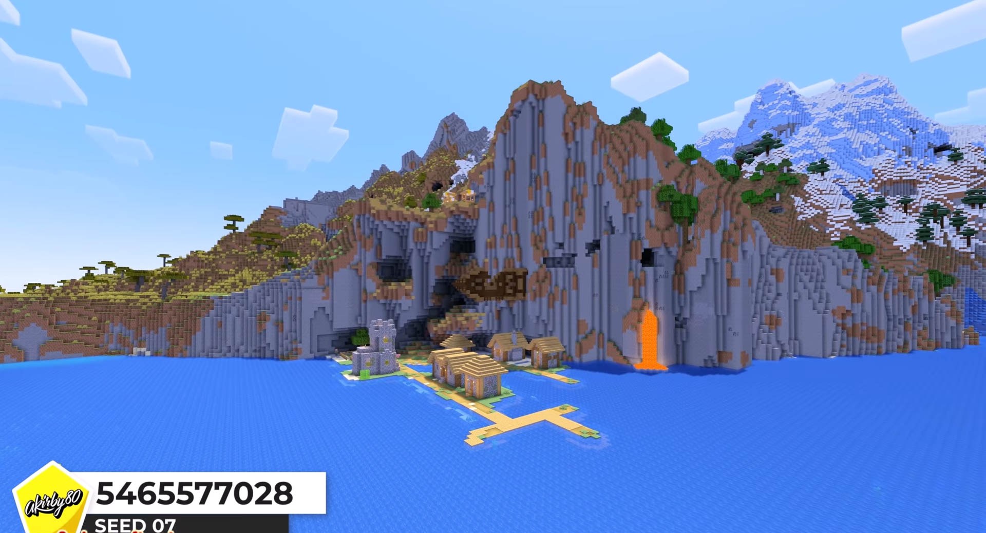 Minecraft seed 5465577028 — скриншот 1